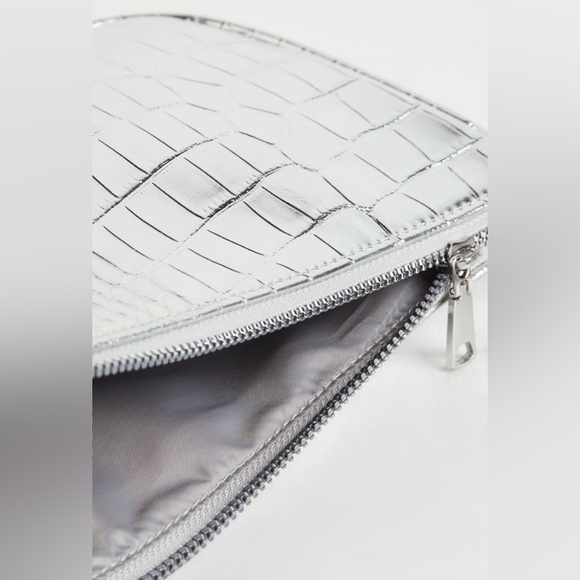 H&M Silver Metallic Shoulder Bag - Picture 3 of 6